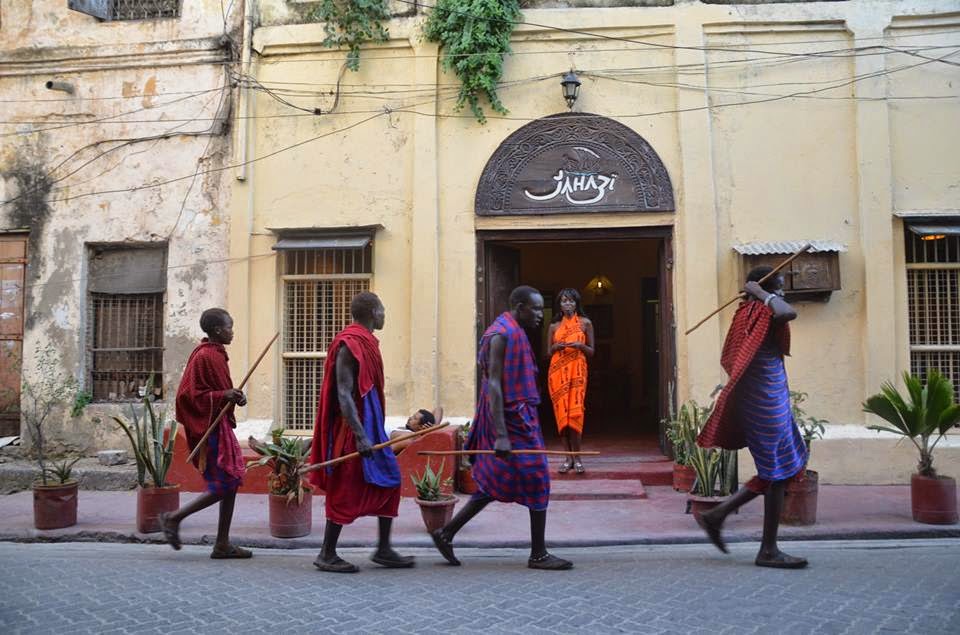 Local cultural exchange scene in Kenya